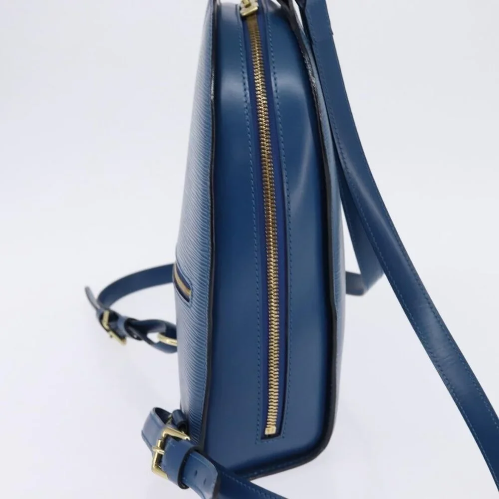 LOUIS VUITTON Epi Mabillon Backpack Blue M52235 LV Auth 141956